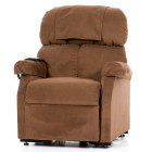 GOLDEN Aufstehsessel Komfort Plus Mini 1 Motor SOFT TOUCH SAMT Kognak