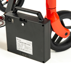 Herausnehmbarer Akku des Rollstuhls