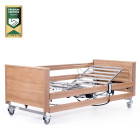 Burmeier Pflegebett Monet mit wohnlichem Holzdekor