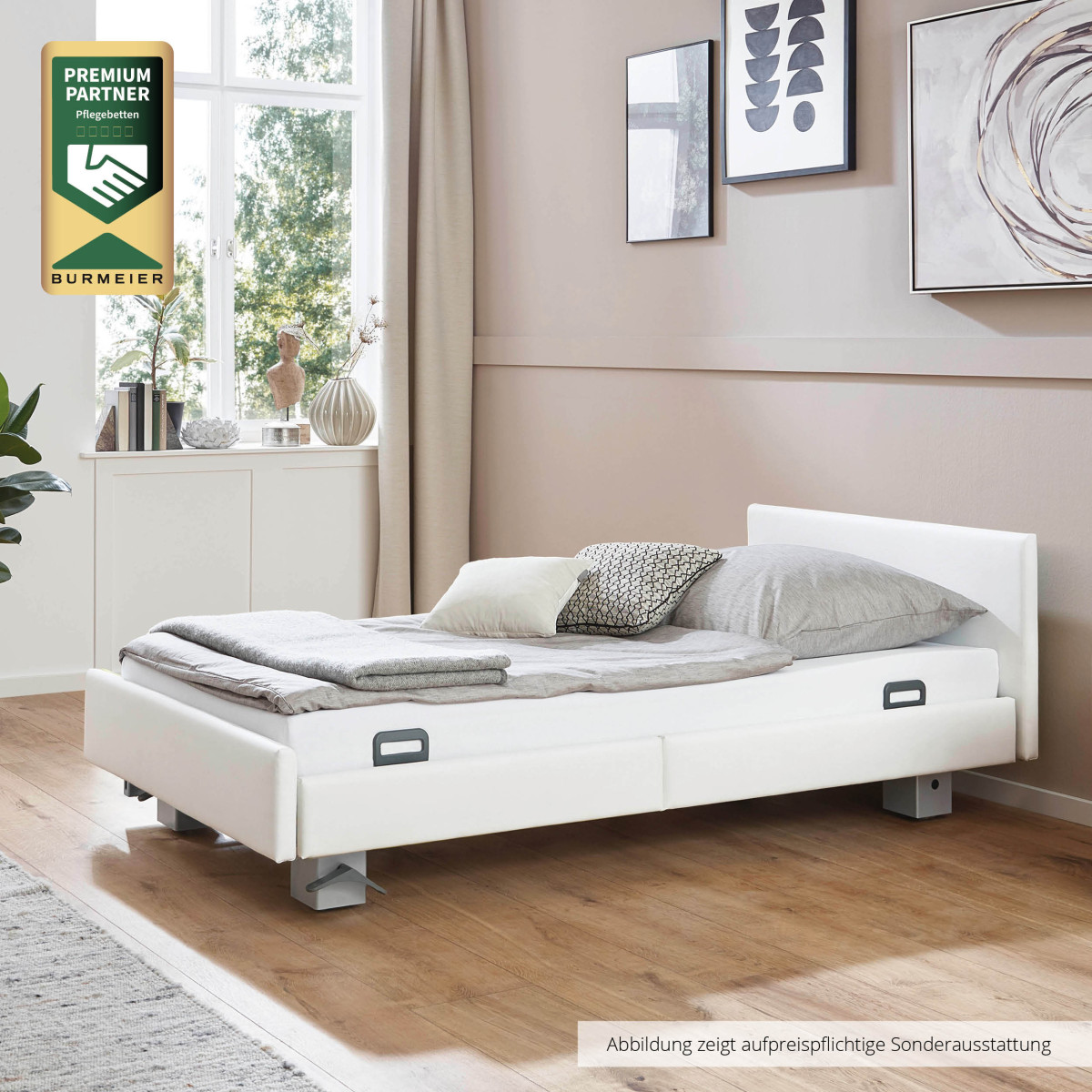 BURMEIER Pflegebett Regia Easy Switch Kunstleder