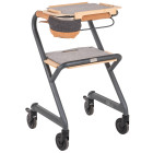 SALJOL Premium Wohnraumrollator in Farbe velvet grey