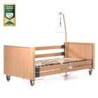 Burmeier Dali Premium Pflegebett mit Holzverkleidung inkl. Bettgalgen