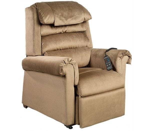 GOLDEN Sessel Komfort Luxus 2 Motoren in der Farbe Damhirsch