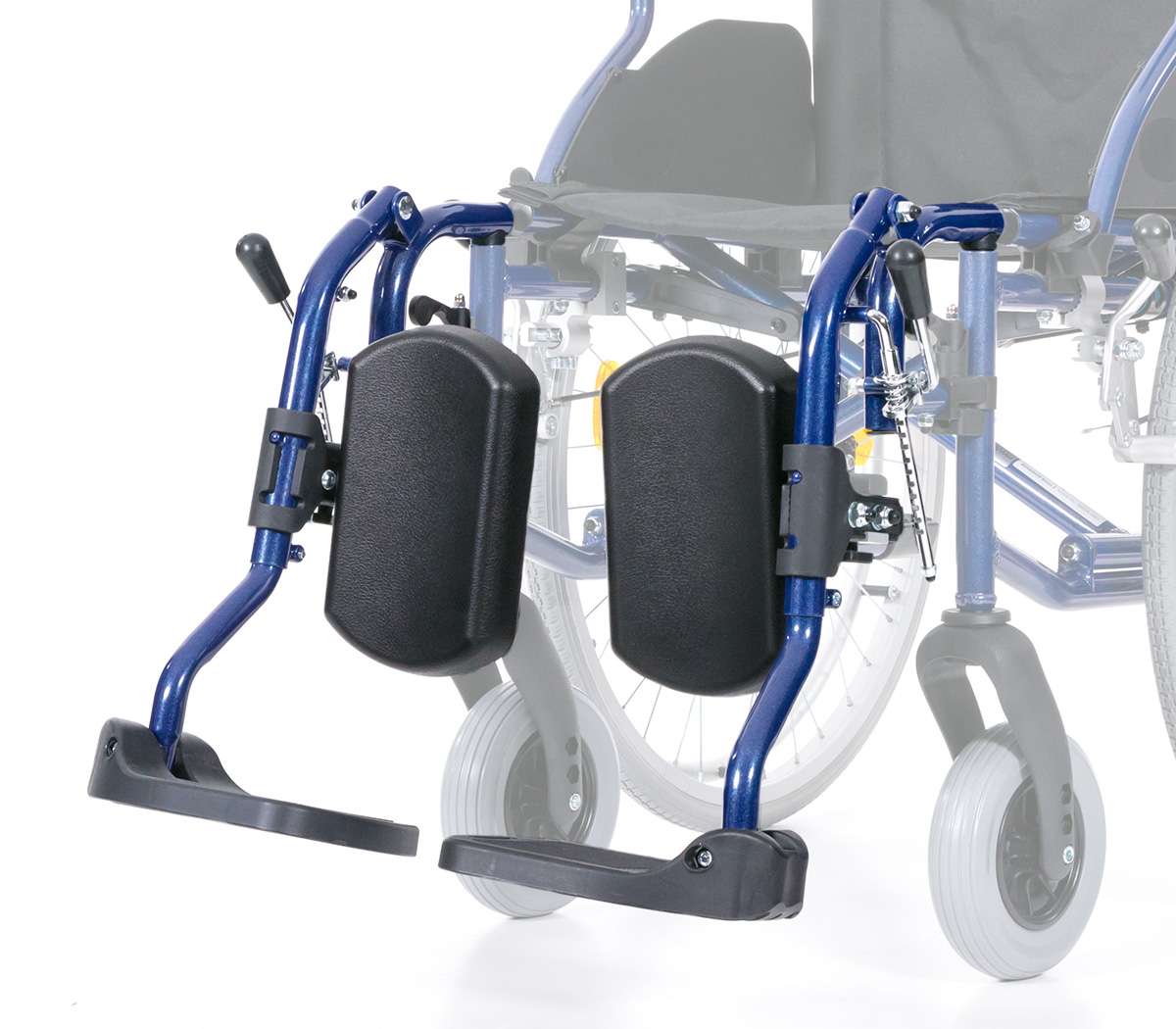 REHASHOP Hochschwenkbare Fußstütze für Bison 2 Blue