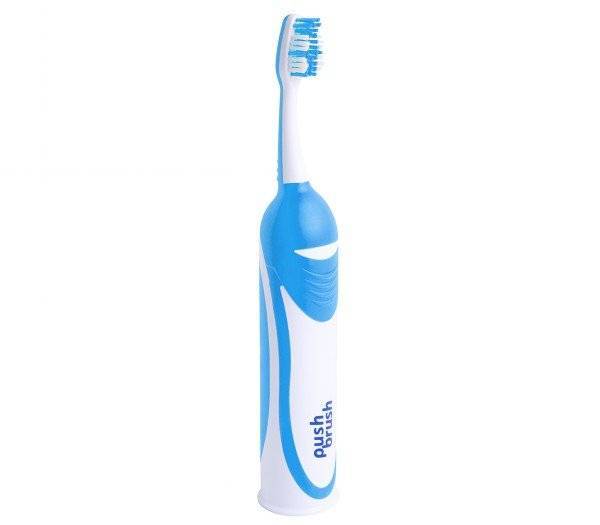 Push Brush Zahnbürste blau