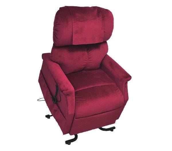 GOLDEN Komfort Plus Sessel 2 Motoren massierend und wärmend rot