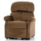 GOLDEN Aufstehsessel Komfort Plus Mini 1 Motor SOFT TOUCH SAMT bronze